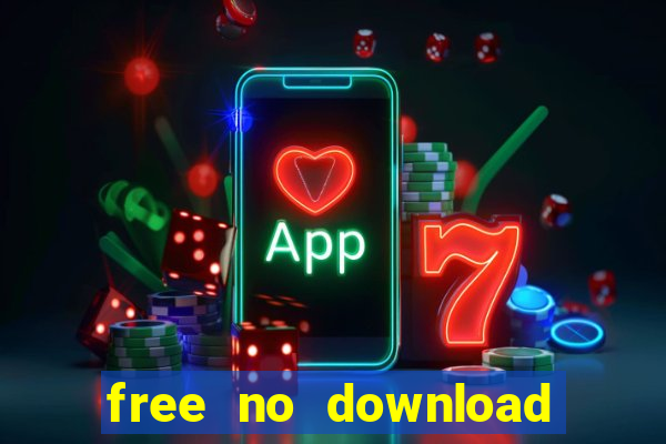 free no download slot machine games