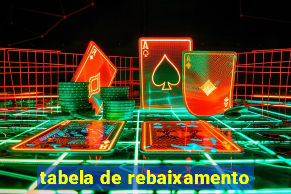 tabela de rebaixamento