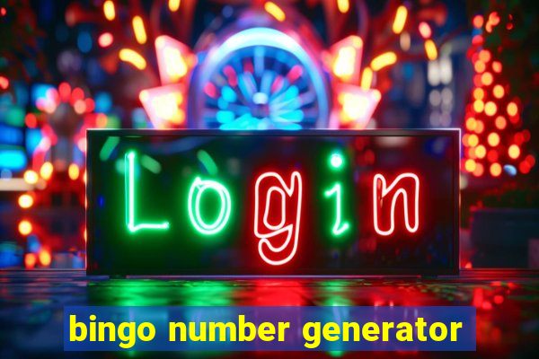 bingo number generator