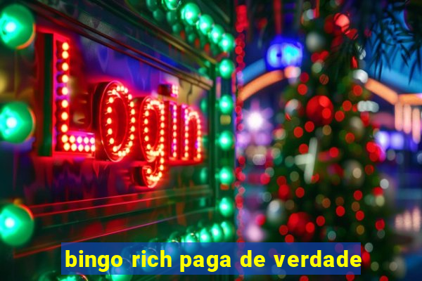 bingo rich paga de verdade