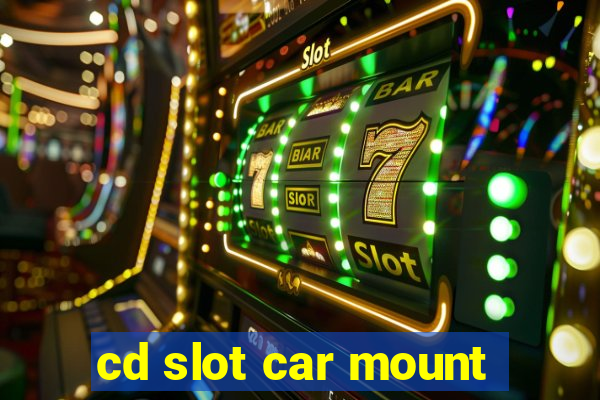 cd slot car mount