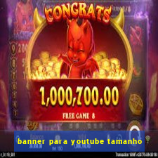 banner para youtube tamanho