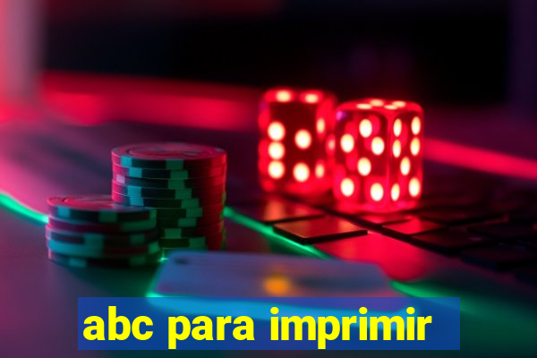 abc para imprimir