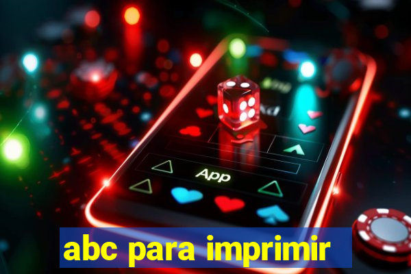 abc para imprimir