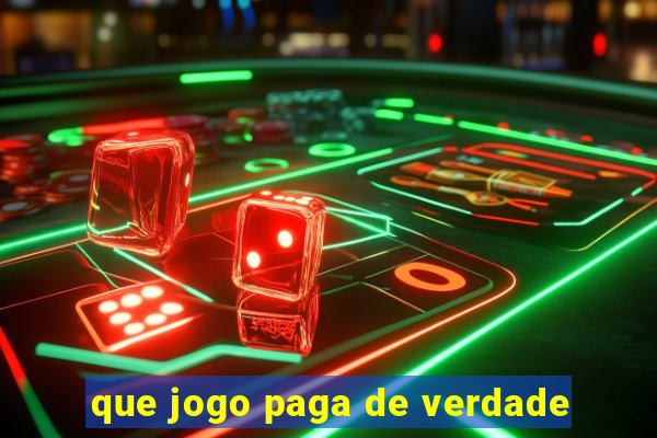 que jogo paga de verdade