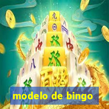 modelo de bingo