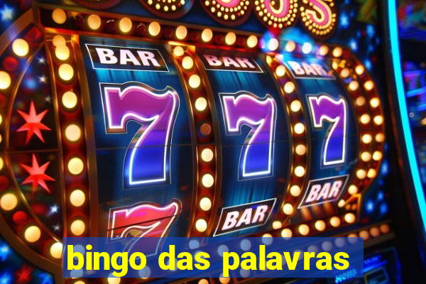 bingo das palavras