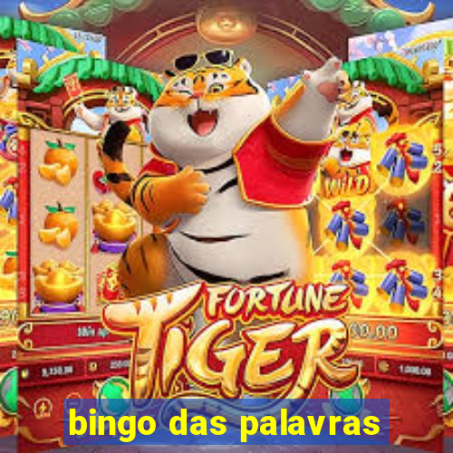 bingo das palavras