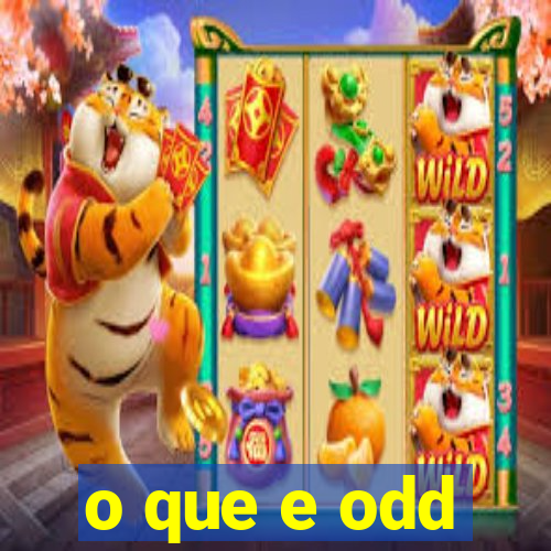 o que e odd