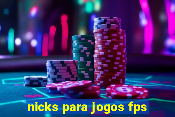 nicks para jogos fps