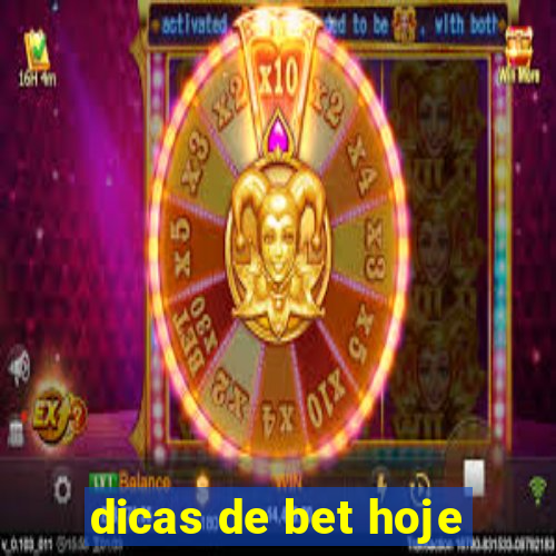 dicas de bet hoje