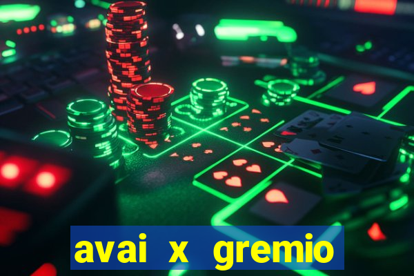 avai x gremio novorizontino palpite