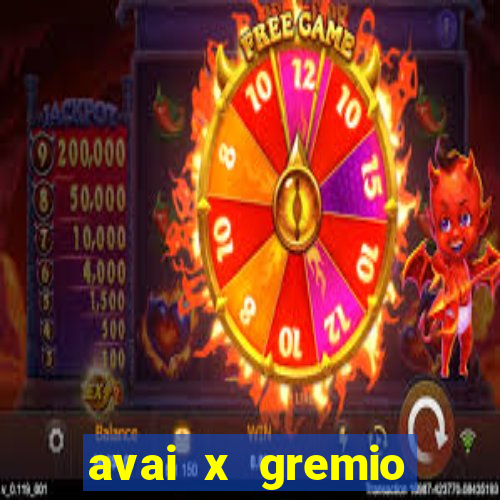 avai x gremio novorizontino palpite