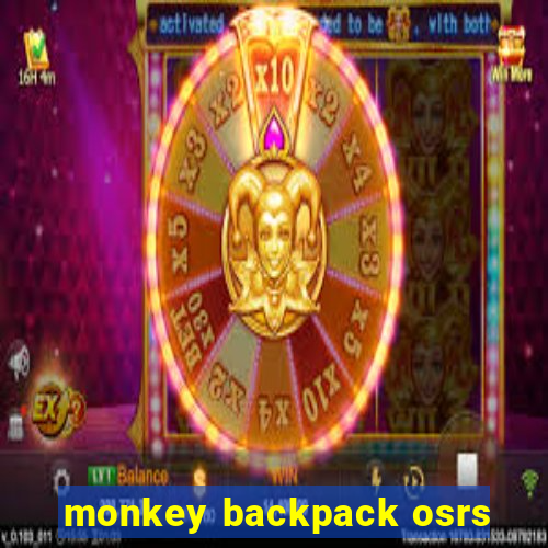 monkey backpack osrs