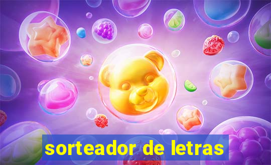 sorteador de letras