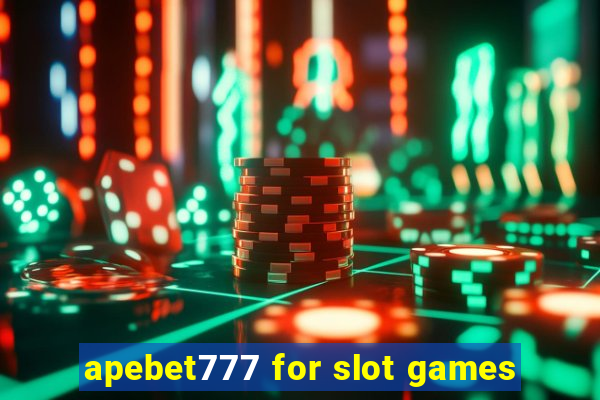 apebet777 for slot games