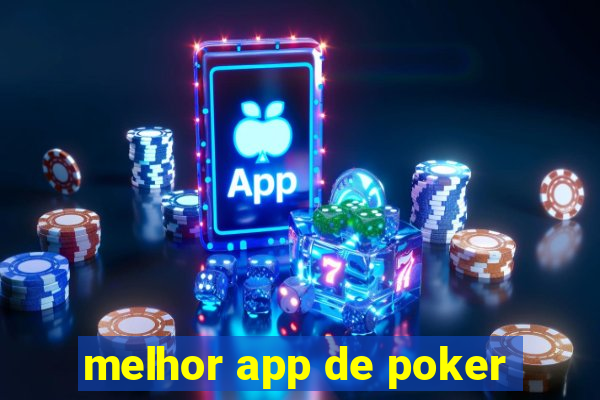 melhor app de poker