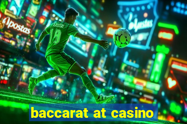 baccarat at casino