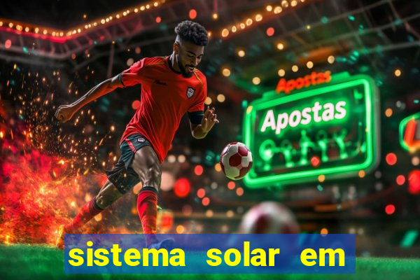 sistema solar em tempo real