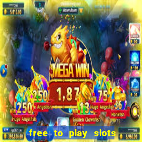 free to play slots no download