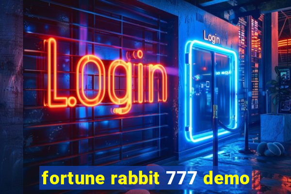 fortune rabbit 777 demo