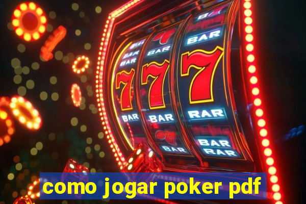 como jogar poker pdf