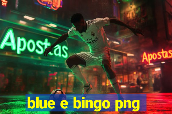 blue e bingo png