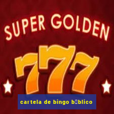 cartela de bingo b铆blico