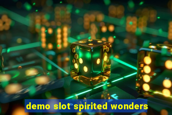 demo slot spirited wonders