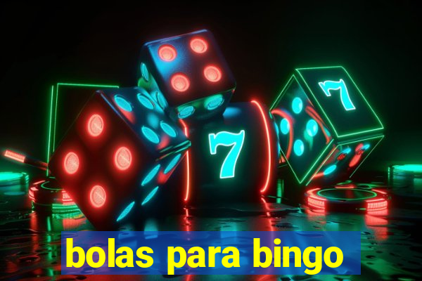 bolas para bingo