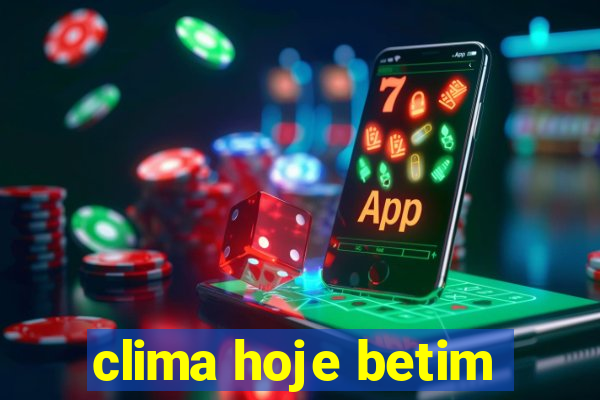 clima hoje betim