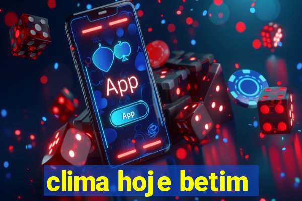 clima hoje betim