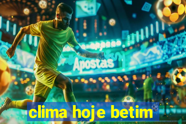 clima hoje betim