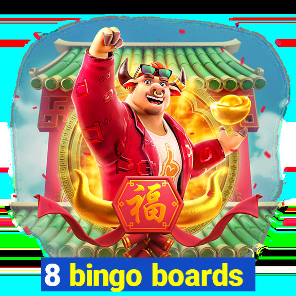 8 bingo boards