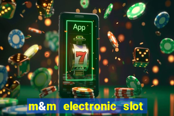 m&m electronic slot machine candy dispenser