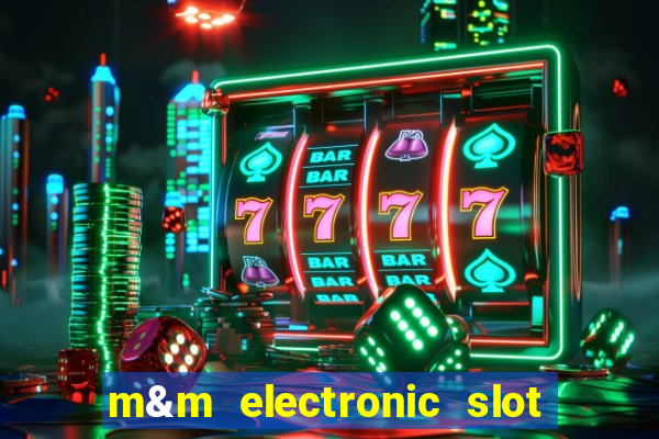 m&m electronic slot machine candy dispenser