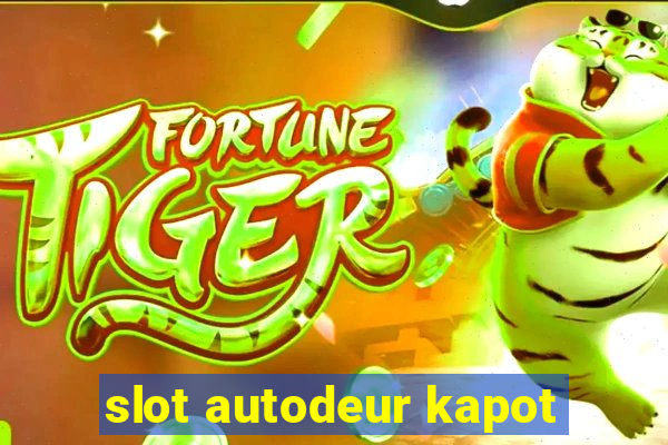 slot autodeur kapot