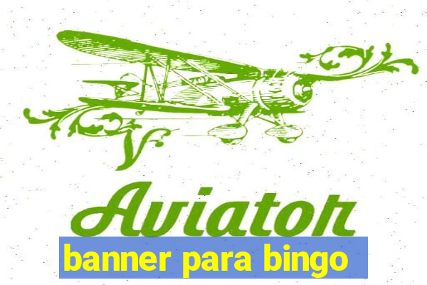 banner para bingo