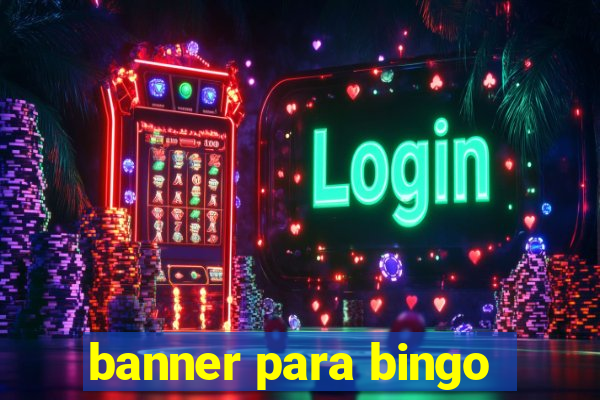 banner para bingo