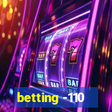 betting -110