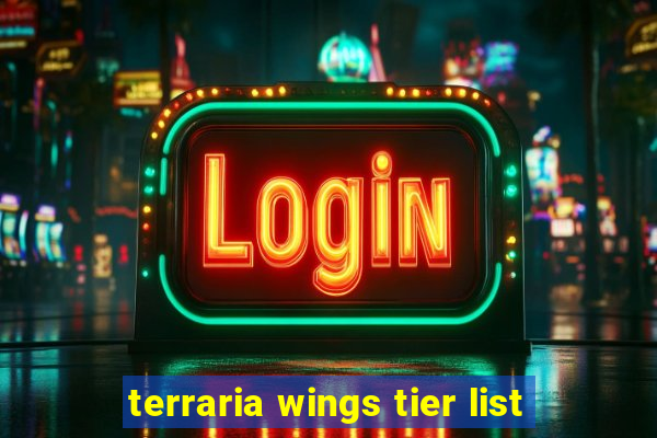 terraria wings tier list