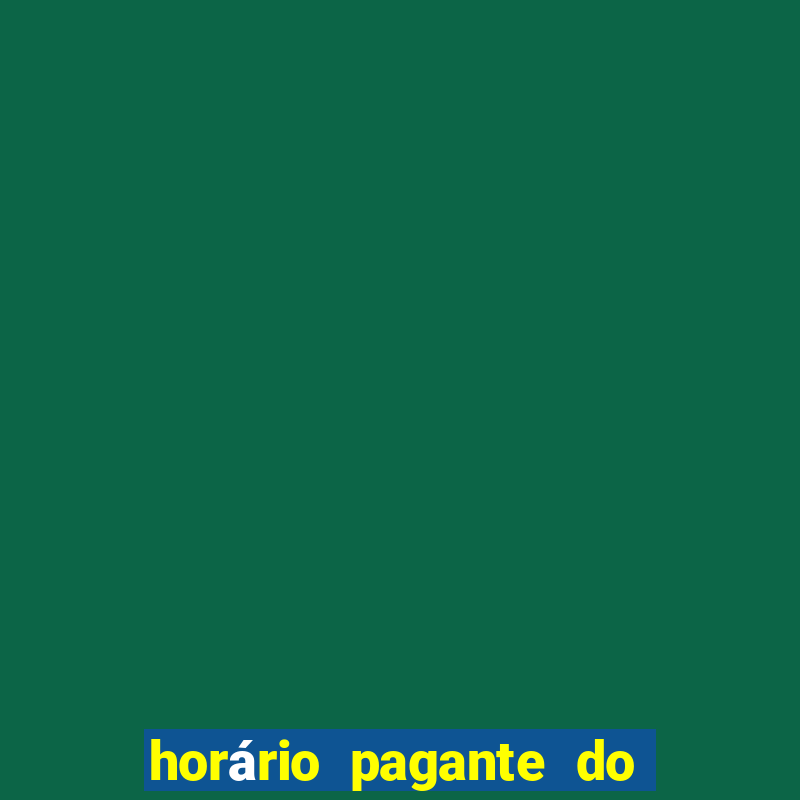 horário pagante do rabbit Commercial