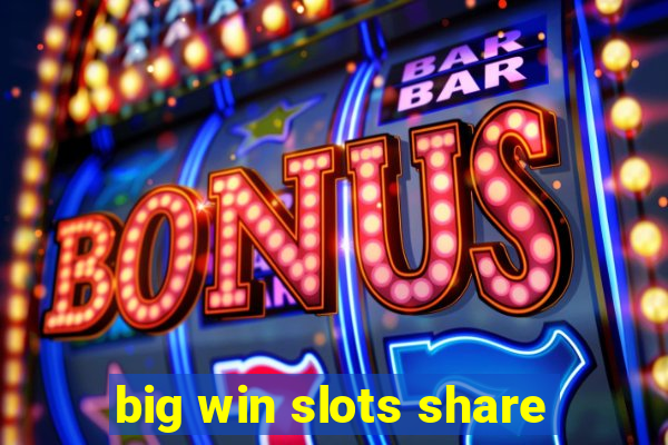 big win slots share