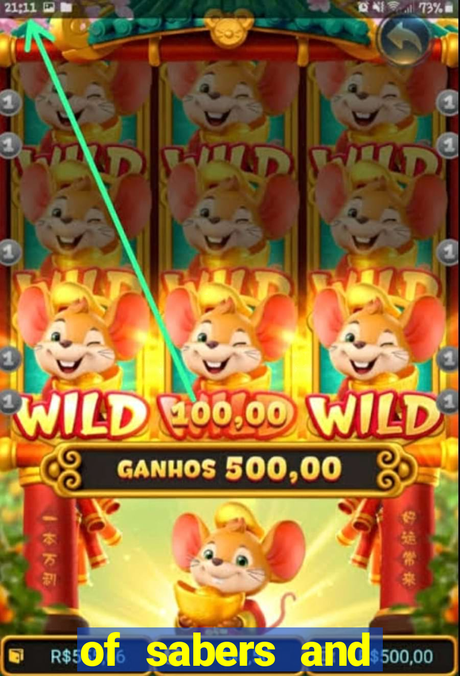 of sabers and monsters slot