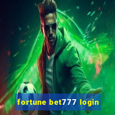 fortune bet777 login