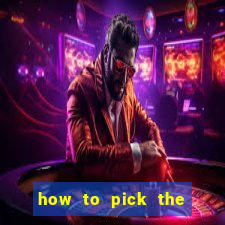 how to pick the right slot machine to win