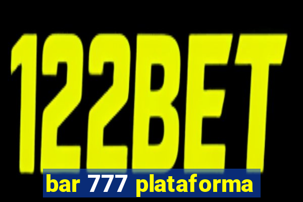 bar 777 plataforma