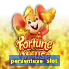 persentase slot hari ini