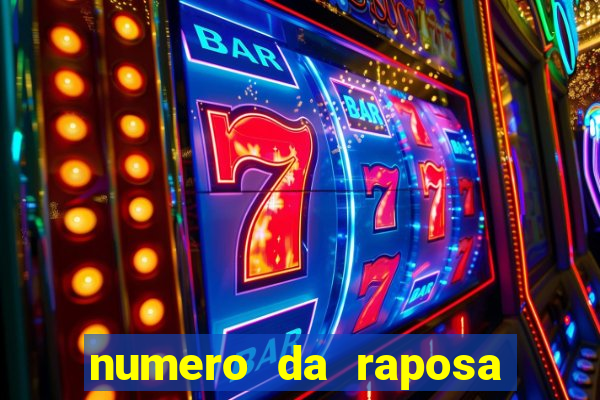 numero da raposa jogo do bicho