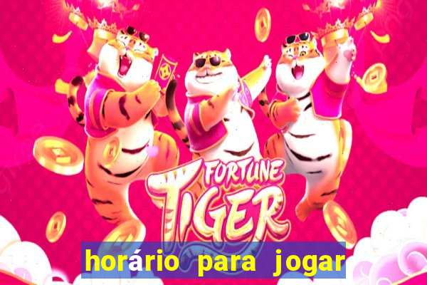 horário para jogar fortune rabbit